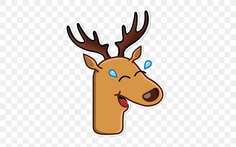 Reindeer Moose Elk Red Deer, PNG, 512x512px, Reindeer, Antler, Art, Cartoon, Deer Download Free