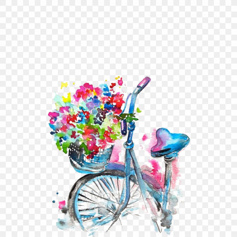 Watercolor: Flowers Watercolor Painting Art Illustration, PNG, 2211x2211px, Watercolor Flowers, Art, Artist, Bicycle, Body Jewelry Download Free