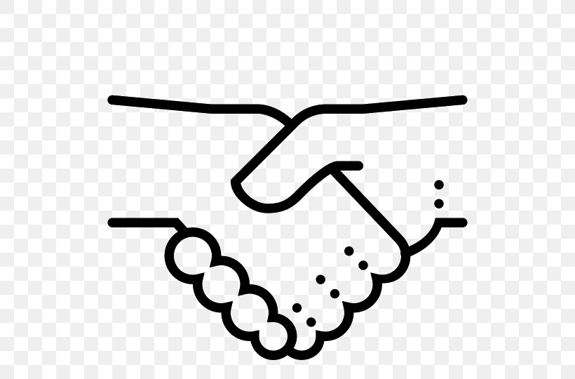 Handshake Service Clip Art, PNG, 540x540px, Handshake, Advertising, Black, Black And White, Business Download Free