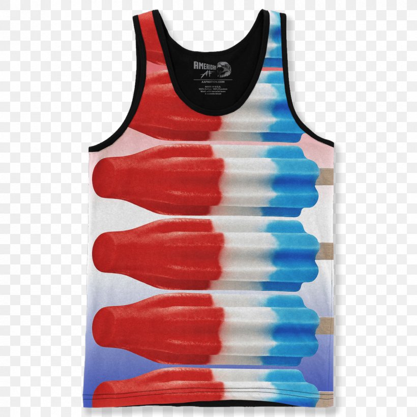Ice Pop T-shirt Gilets Sleeveless Shirt, PNG, 1200x1200px, Ice Pop, Aristocats, Dye, Dyesublimation Printer, Gilets Download Free