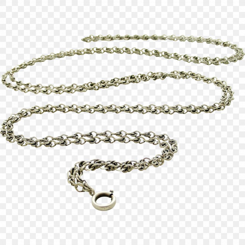 Necklace Silver Jewellery Edwardian Shop Chain, PNG, 2001x2001px, Necklace, Antique, Body Jewellery, Body Jewelry, Bracelet Download Free