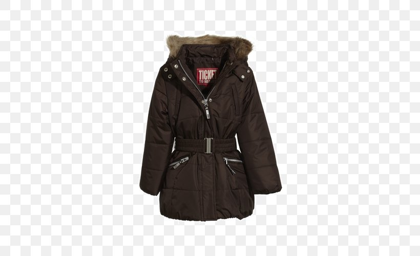 Coat Fur Clothing Jacket Hood, PNG, 500x500px, Coat, Brown, Clothing, Fur, Fur Clothing Download Free