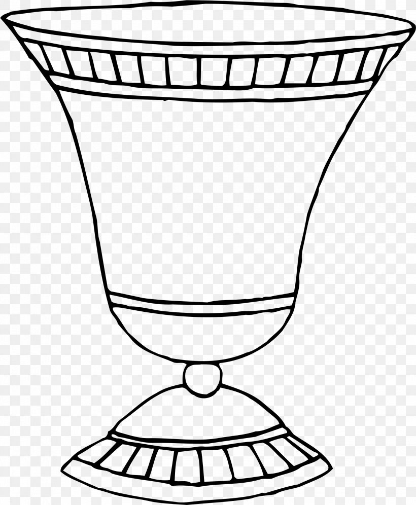Drawing Line Art Vase Clip Art, PNG, 1956x2376px, Drawing, Area, Art, Black And White, Champagne Stemware Download Free