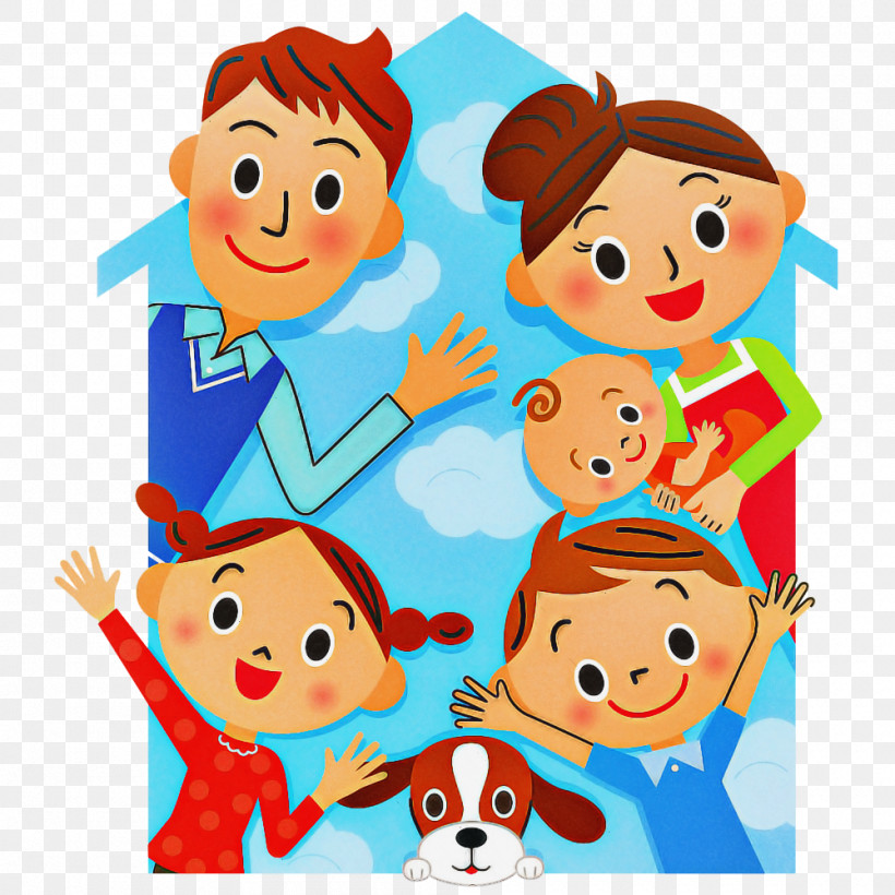 Family Day Family Happy, PNG, 1000x1000px, Family Day, Cartoon, Celebrating, Child, Family Download Free
