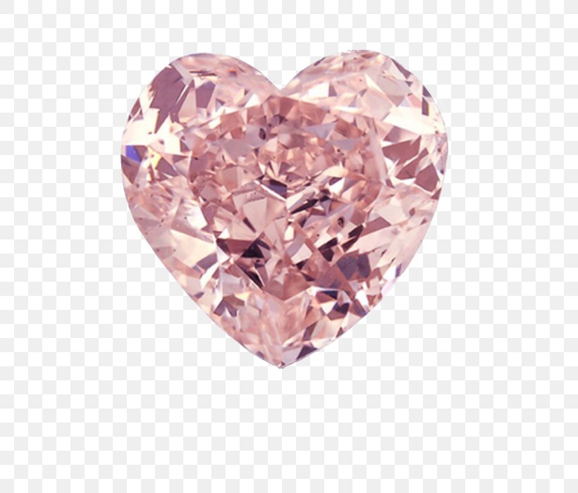 Pink Diamond Gemstone Heart, PNG, 700x700px, Pink Diamond, Crystal, Diamond, Diamond Color, Engagement Ring Download Free