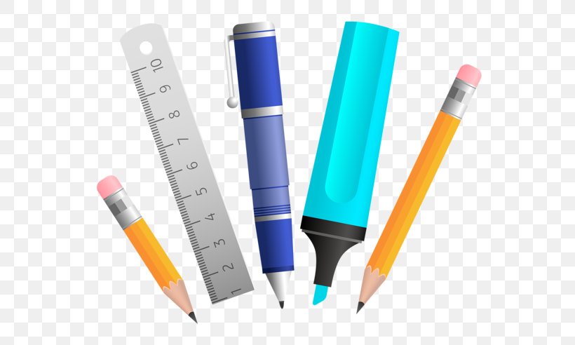 School Supplies Ruler Clip Art, PNG, 600x492px, School Supplies, Learning, Office Supplies, Pen, Pencil Download Free