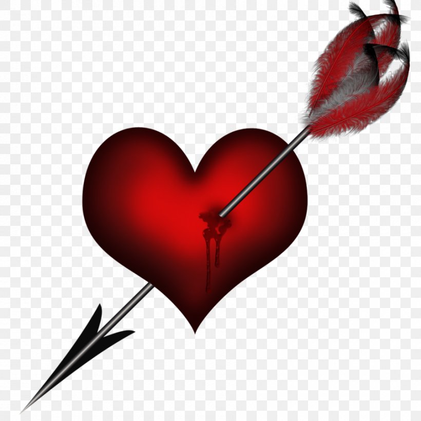 Heart Arrow Clip Art, PNG, 900x900px, Watercolor, Cartoon, Flower, Frame, Heart Download Free