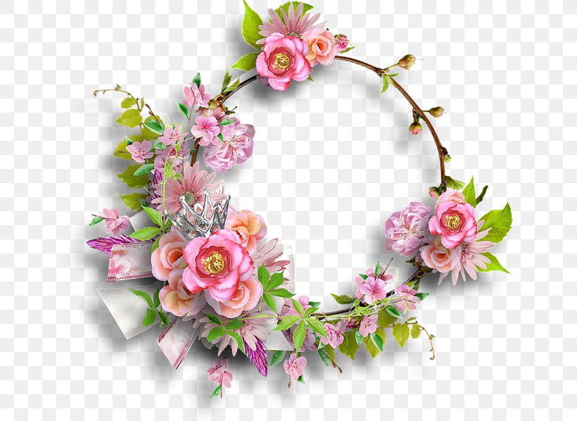 Picture Frames Flower Clip Art, PNG, 638x598px, Picture Frames, Artificial Flower, Blossom, Cut Flowers, Decor Download Free