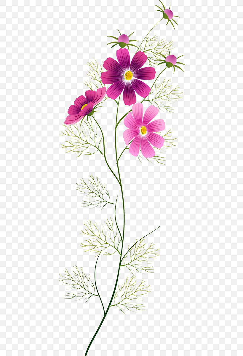 Flower Watercolor Painting Floral Design, PNG, 433x1200px, Flower, Art, Artificial Flower, Common Daisy, Cosmos Download Free