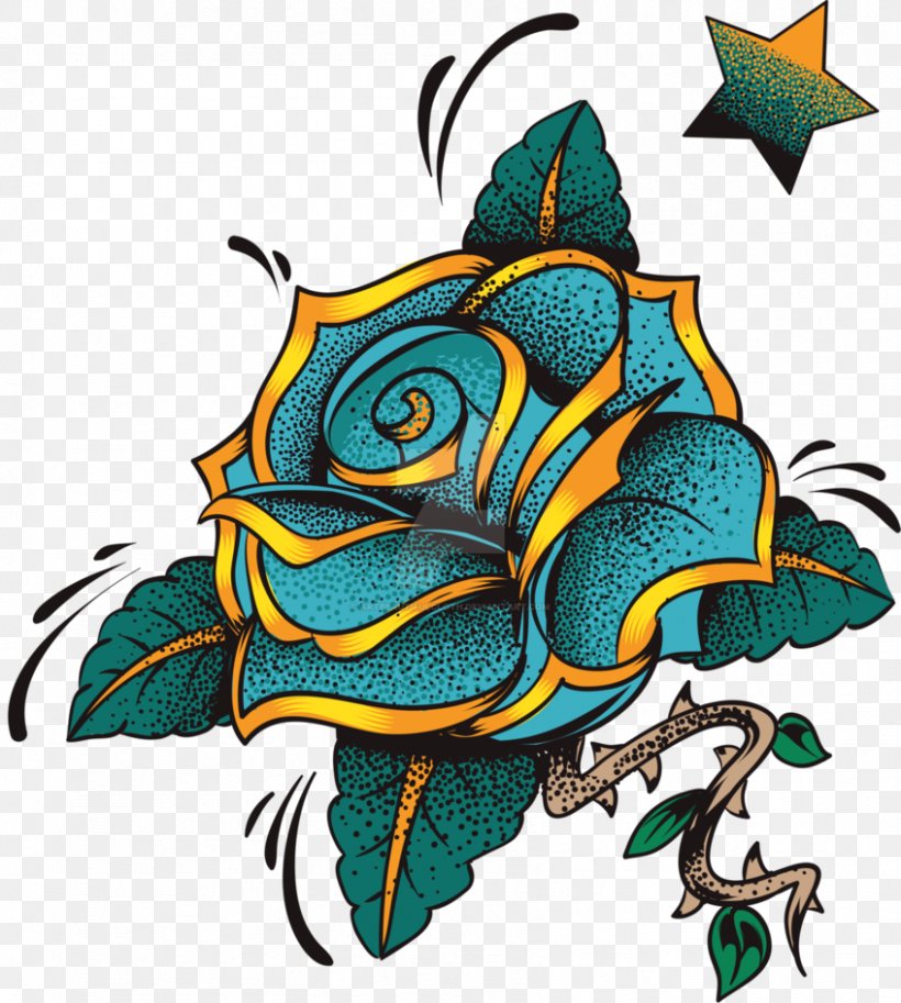 Tattoo Blue Rose Art, PNG, 847x944px, Tattoo, Art, Artwork, Blue, Blue Rose Download Free