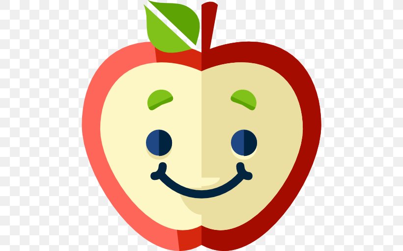 Apple Food Clip Art, PNG, 512x512px, Apple, Area, Face, Facial Expression, Flower Download Free