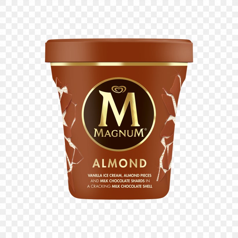 Chocolate Ice Cream Magnum Milk, PNG, 2365x2365px, Ice Cream, Almond, Brand, Chocolate, Chocolate Ice Cream Download Free
