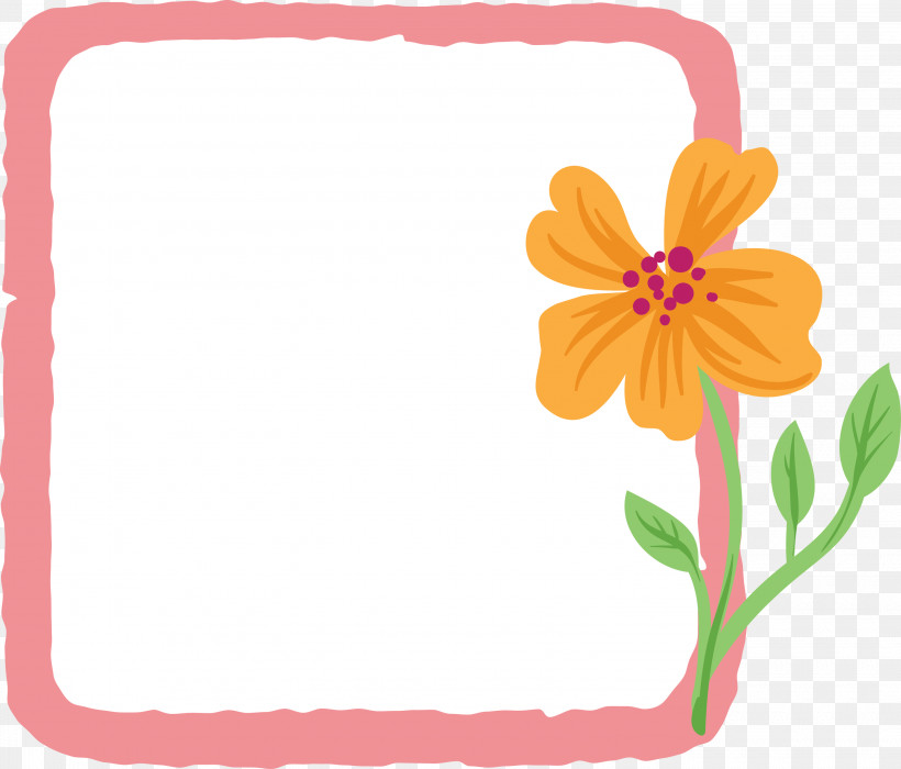 Flower Frame, PNG, 3000x2562px, Flower Frame, Film Frame, Floral Design, Flower, Line Download Free