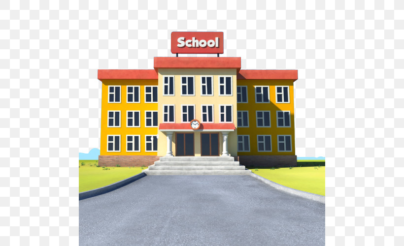 School Building, PNG, 500x500px, 3d Computer Graphics, 3d Modeling, Pim Softech Pvt Ltd, Babylon National School, Education Download Free