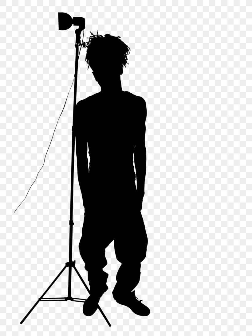 Microphone Black & White, PNG, 730x1095px, Microphone, Black White M, Microphone Stand, Shoulder, Silhouette Download Free
