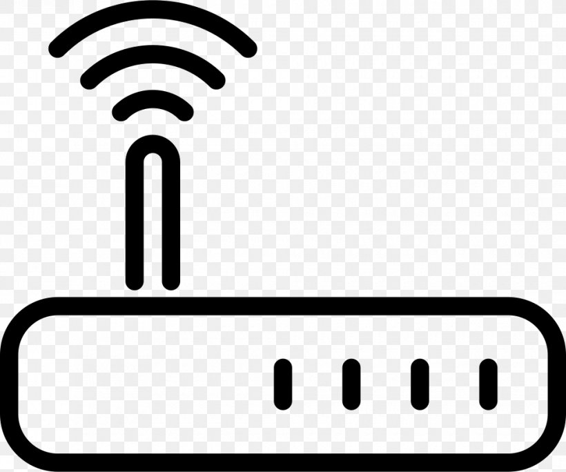 Modem Wireless Router, PNG, 980x818px, Modem, Area, Black And White, Cable Modem, Internet Download Free