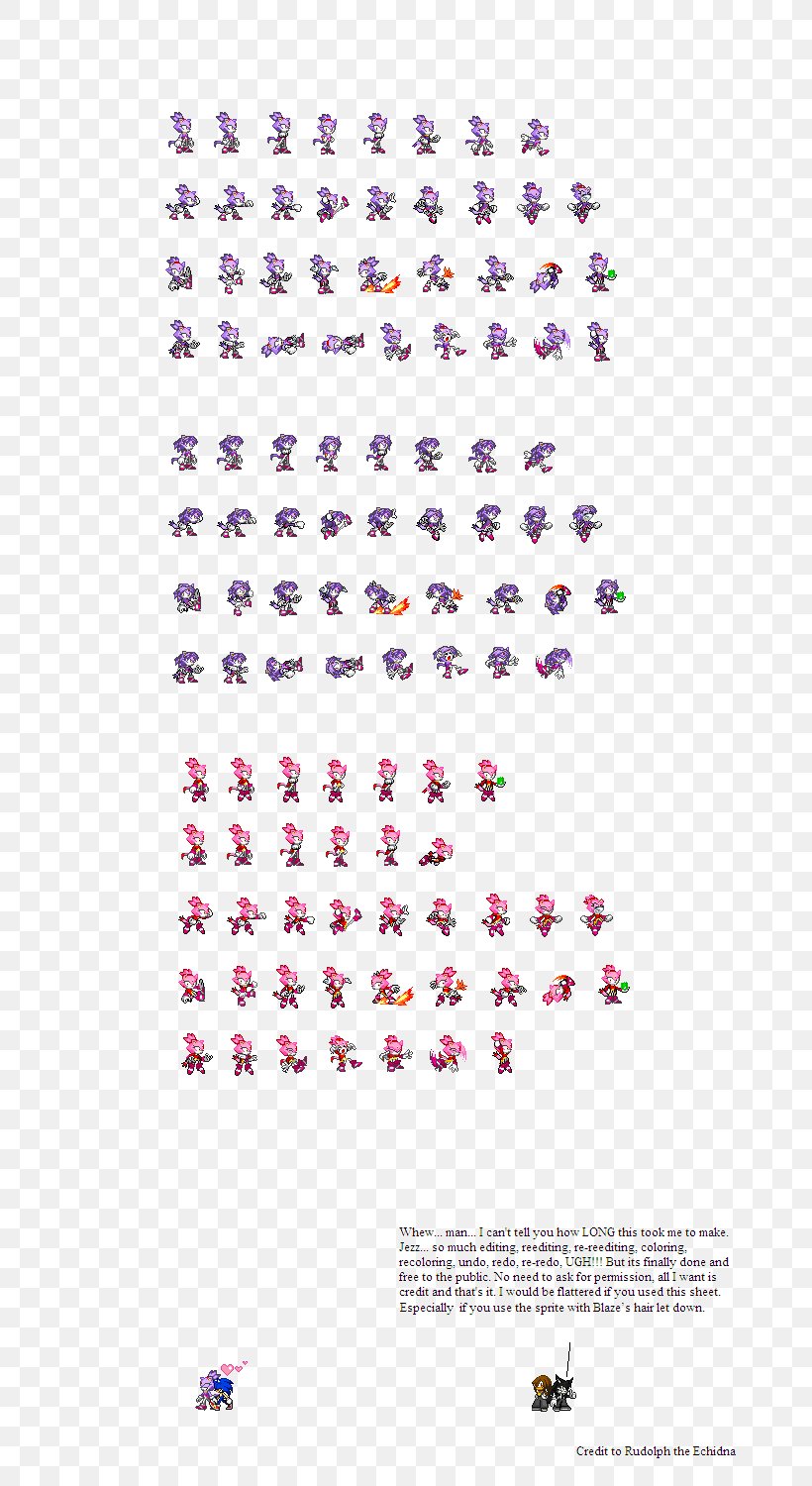 Blaze The Cat Sonic The Hedgehog Sprite Sonic Jump Knuckles The Echidna, PNG, 700x1500px, Blaze The Cat, Area, Art, Cat, Creative Arts Download Free