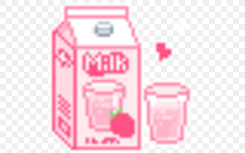 Pixel Art Milk Drawing, PNG, 512x512px, Pixel Art, Area, Art, Digital Art, Drawing Download Free