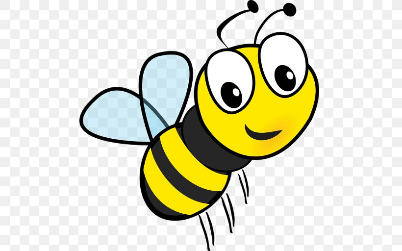 Bumblebee Honey Bee Clip Art, PNG, 512x512px, Bee, Artwork, Beak, Black And White, Bumblebee Download Free