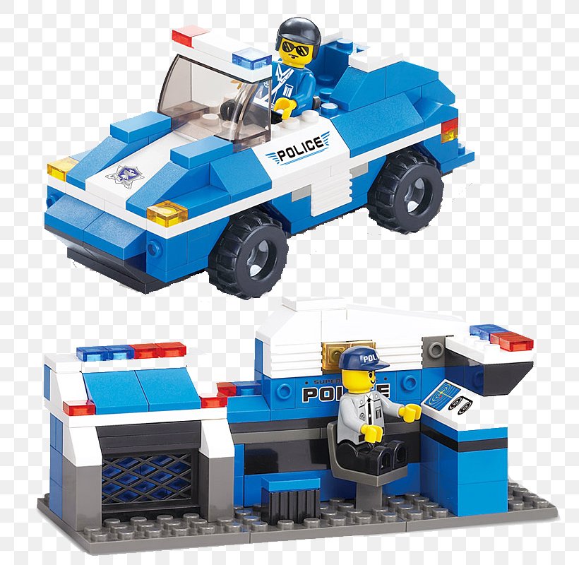 Car Plastic Construction Set Police Transport, PNG, 800x800px, Car, Box, Construction Set, Lego, Lego Clone Download Free
