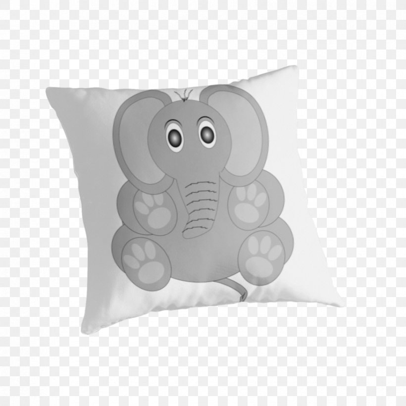 Cushion Throw Pillows Textile Elephantidae, PNG, 875x875px, Cushion, Elephantidae, Elephants And Mammoths, Mammoth, Material Download Free