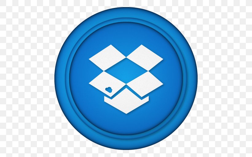 Electric Blue Symbol Circle, PNG, 512x512px, Ipad, App Store, Blue, Computer, Dropbox Download Free