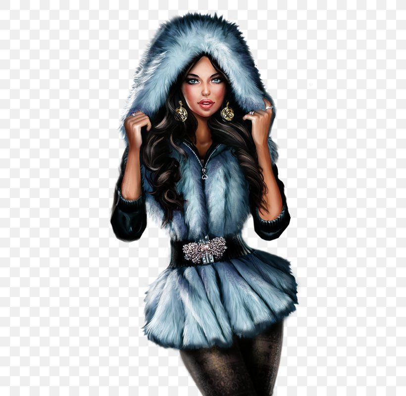 Fur Clothing Female Clip Art, PNG, 530x800px, Watercolor, Cartoon, Flower, Frame, Heart Download Free