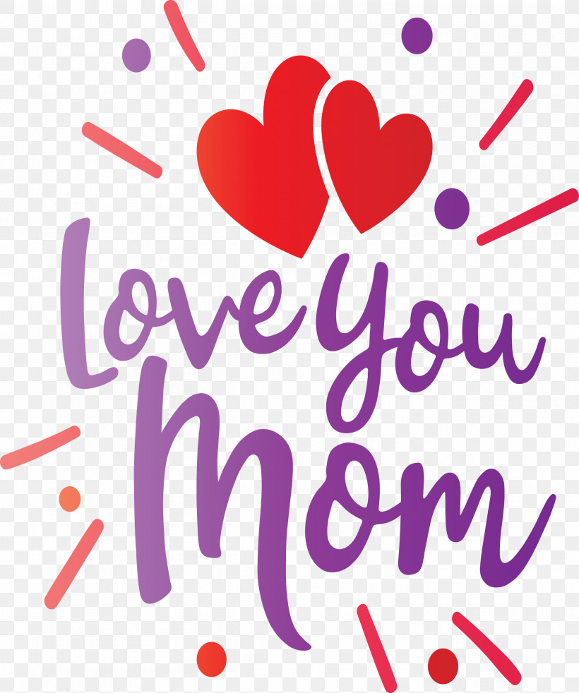 Mothers Day Love You Mom, PNG, 2504x3000px, Mothers Day, Calligraphy, Heart, Line, Love Download Free