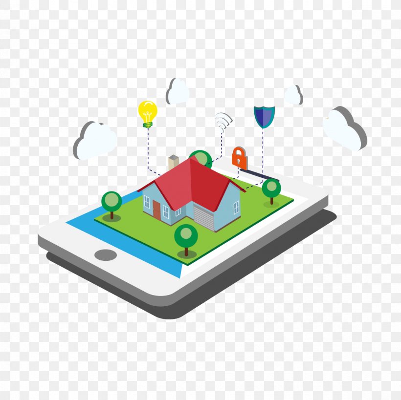 Smartphone Home Automation Adobe Illustrator Illustration, PNG, 1181x1181px, Smartphone, Home Automation, Iphone, Mobile App, Mobile Phone Download Free