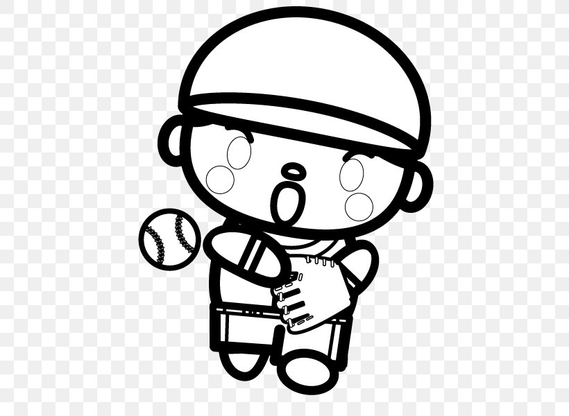 Black And White Drawing Baseball Line Art Clip Art, PNG, 600x600px, Black And White, Artwork, Baseball, Cartoon, Coloring Book Download Free