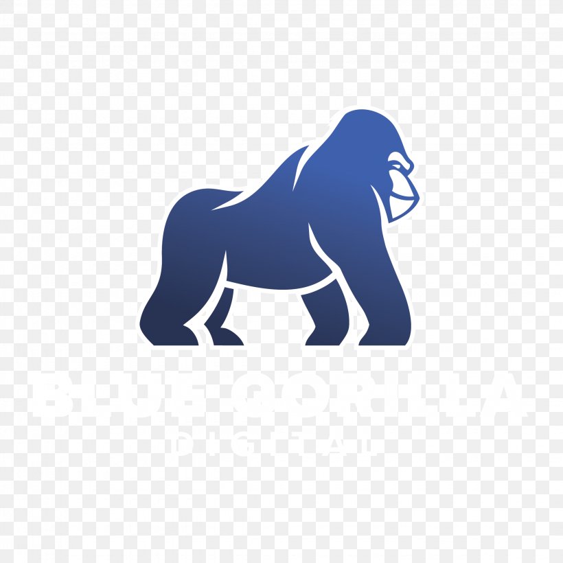 Blue Gorilla Digital Advertising Agency Digital Marketing Online Advertising, PNG, 2250x2250px, Blue Gorilla Digital, Advertising, Advertising Agency, Ape, Brand Download Free