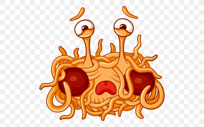 Pastafarianism Sticker Flying Spaghetti Monster Telegram, PNG, 512x512px, Pastafarianism, Artwork, Atheism, Colander, Flying Spaghetti Monster Download Free
