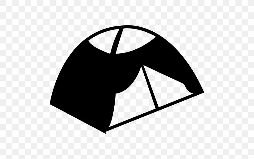 Camping Tent Campsite, PNG, 512x512px, Camping, Accommodation, Area, Black, Black And White Download Free