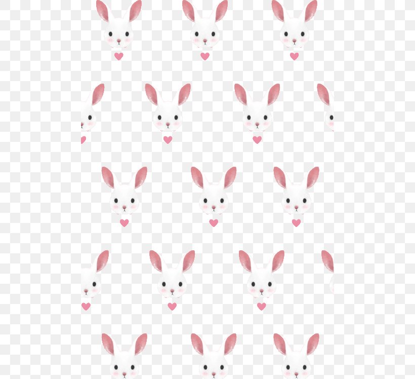Desktop Wallpaper Rabbit Image Easter Bunny, PNG, 500x748px, Watercolor, Cartoon, Flower, Frame, Heart Download Free