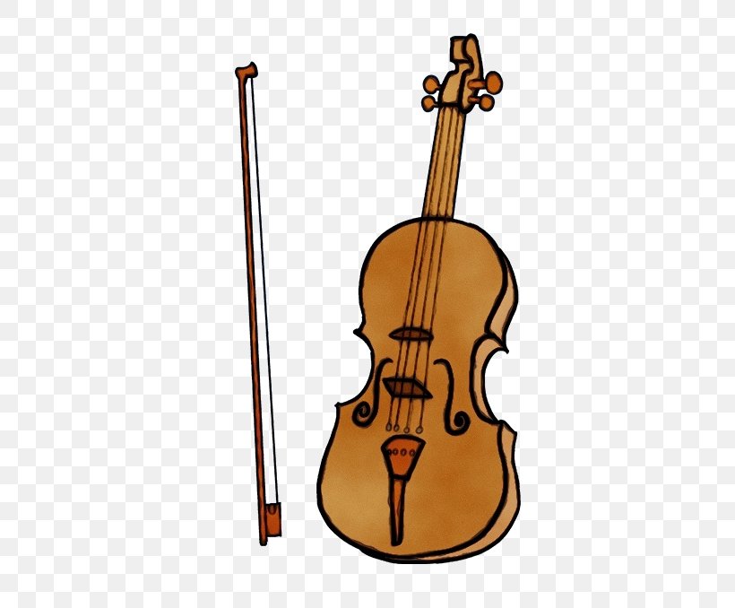 String Instrument Violin Musical Instrument String Instrument Violin Family, PNG, 680x678px, Watercolor, Bass Violin, Bowed String Instrument, Musical Instrument, Paint Download Free