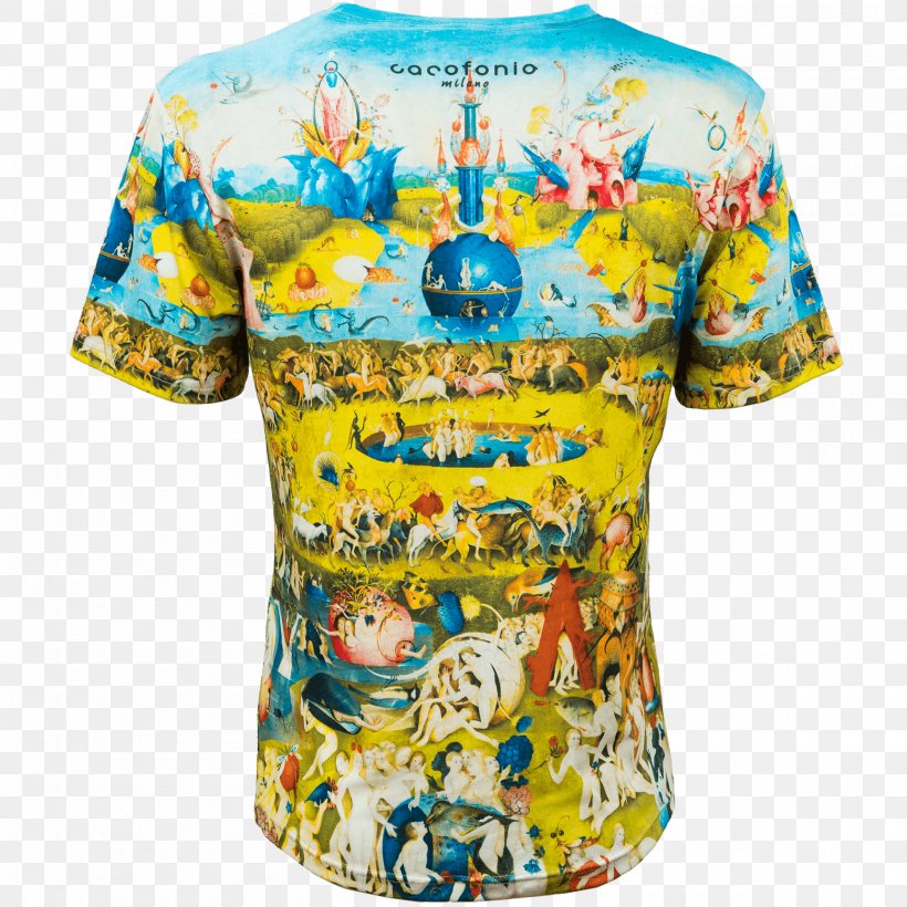 T-shirt The Garden Of Earthly Delights Painting Bosch: Le Jardin Des Délices, PNG, 2000x2000px, Tshirt, Active Shirt, Art, Artist, Bluza Download Free
