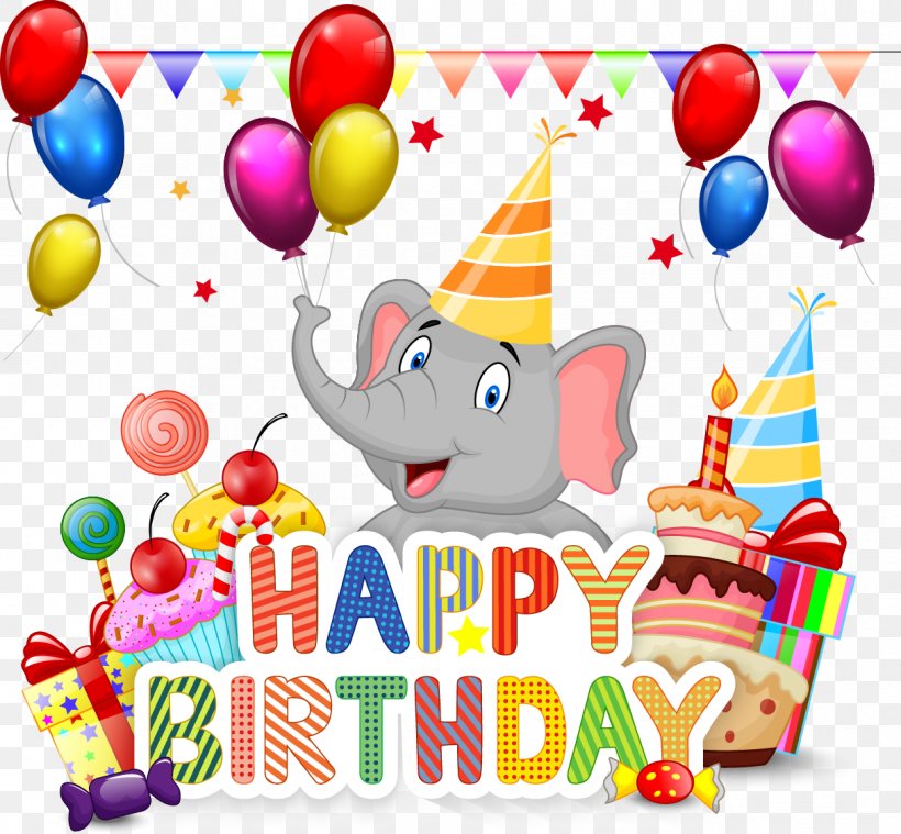 Birthday Cake Cartoon Clip Art, PNG, 1216x1126px, Birthday Cake, Balloon, Birthday, Cartoon, Elephant Download Free