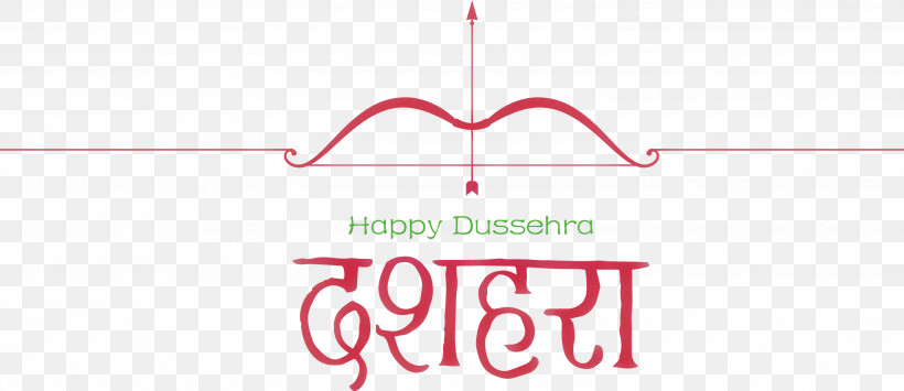 Dussehra Happy Dussehra, PNG, 2999x1301px, Dussehra, Geometry, Happy Dussehra, Heart, Line Download Free