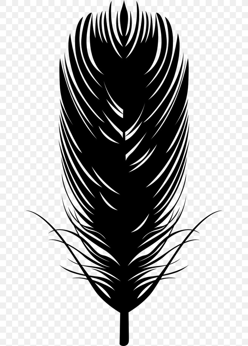 Feather Cdr Silhouette Euclidean Vector, PNG, 650x1144px, Feather, Black And White, Cdr, Monochrome, Monochrome Photography Download Free
