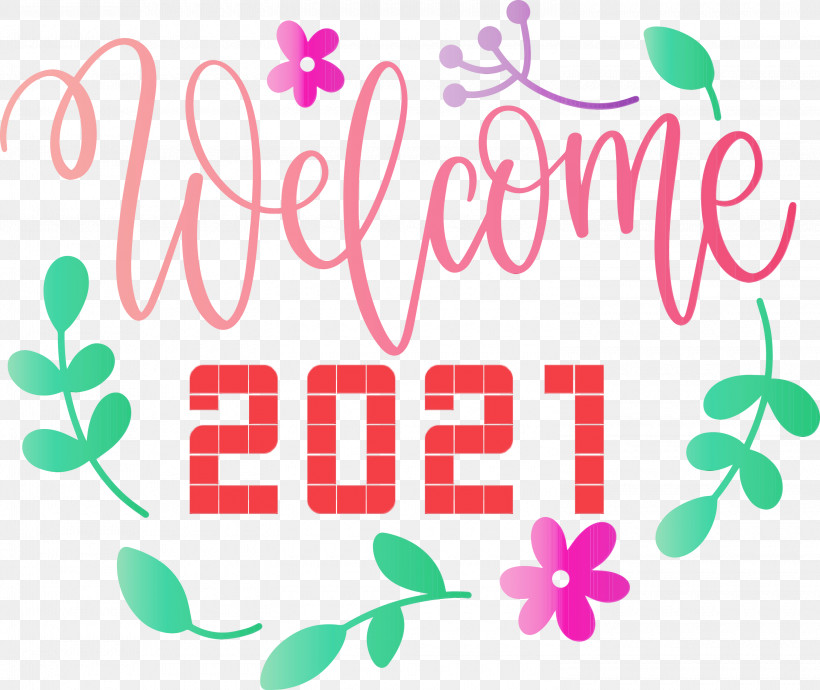 Floral Design, PNG, 3000x2525px, 2021 New Year, 2021 Year, Welcome 2021 Year, Education, Floral Design Download Free