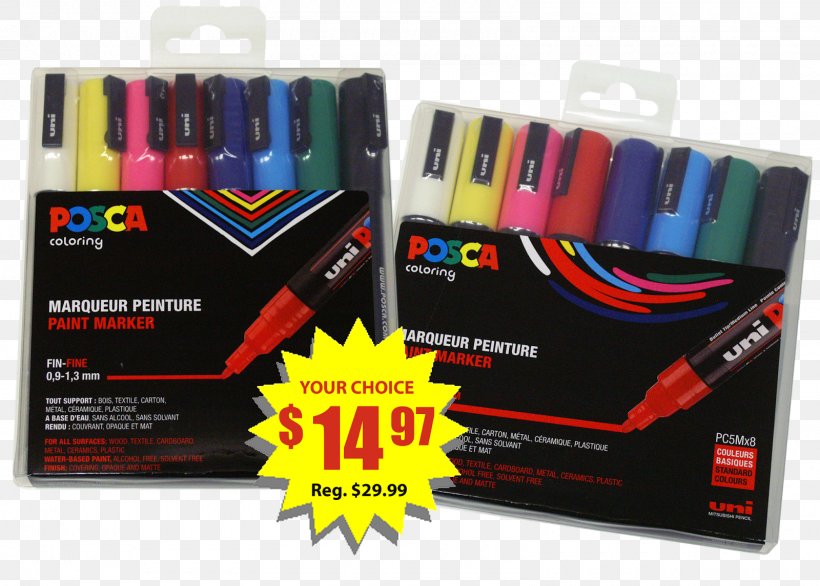 Pens ポスカ Marker Pen Uni-ball Plastic, PNG, 1600x1145px, Pens, Brand, Crayon, India Ink, Marker Pen Download Free