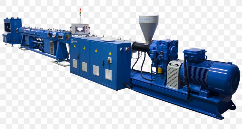 Plastic Pipe Extrusion Machine Injection Moulding, PNG, 1500x800px, Plastic, Compressor, Cylinder, Economics Of Plastics Processing, Electric Generator Download Free