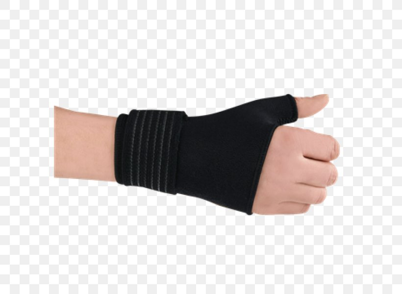 Thumb Wrist Brace Glove Neoprene, PNG, 600x600px, Thumb, Arm, Finger, Glove, Hand Download Free