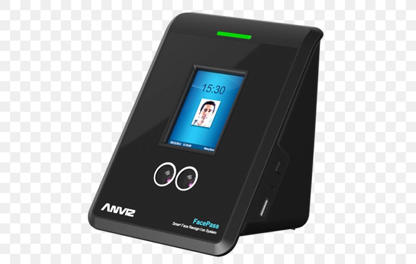 Time And Attendance Access Control Biometrics Facial Recognition System, PNG, 520x520px, Time And Attendance, Access Control, Biometric Passport, Biometrics, Closedcircuit Television Download Free