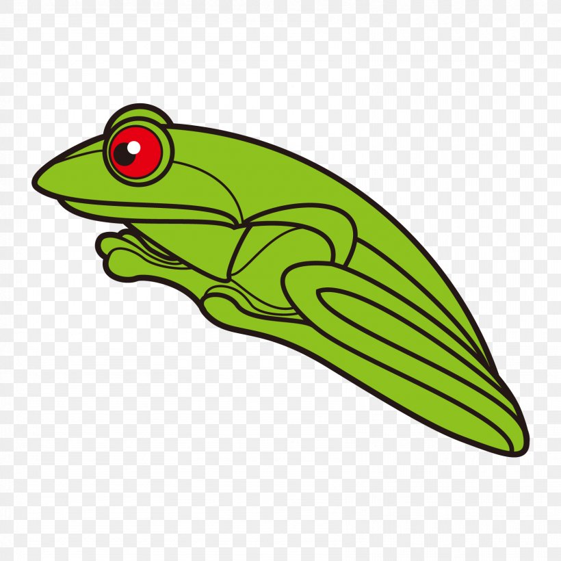 Tree Frog Clip Art, PNG, 1667x1667px, Frog, Amphibian, Animal, Green, Leaf Download Free