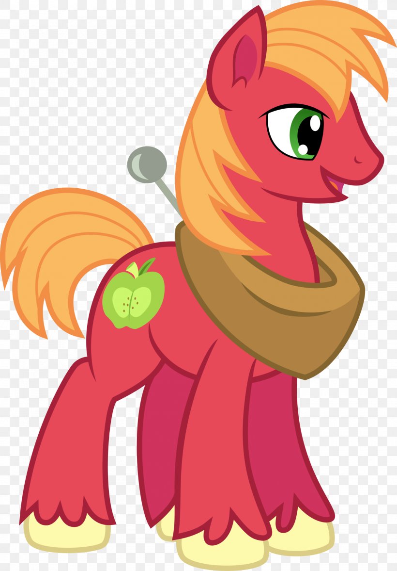 Big McIntosh Pony McDonald's Big Mac Fluttershy Apple Bloom, PNG, 1600x2297px, Watercolor, Cartoon, Flower, Frame, Heart Download Free