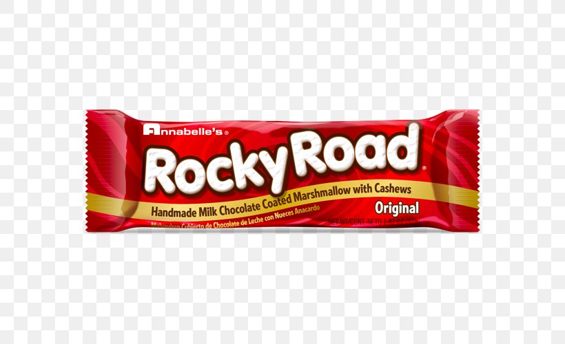 Rocky Road Chocolate Bar S'more Nestlé Crunch Annabelle Candy Company, PNG, 604x500px, Rocky Road, Abbazaba, Annabelle Candy Company, Brand, Candy Download Free