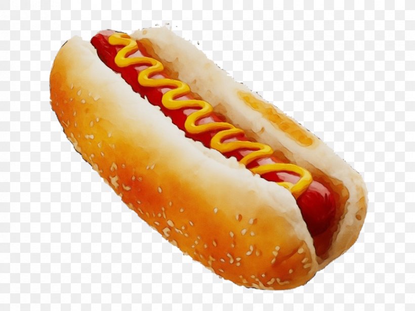 Fast Food Hot Dog Bun Sausage Bun Chili Dog Food, PNG, 866x650px, Watercolor, Chicagostyle Hot Dog, Chili Dog, Dodger Dog, Fast Food Download Free