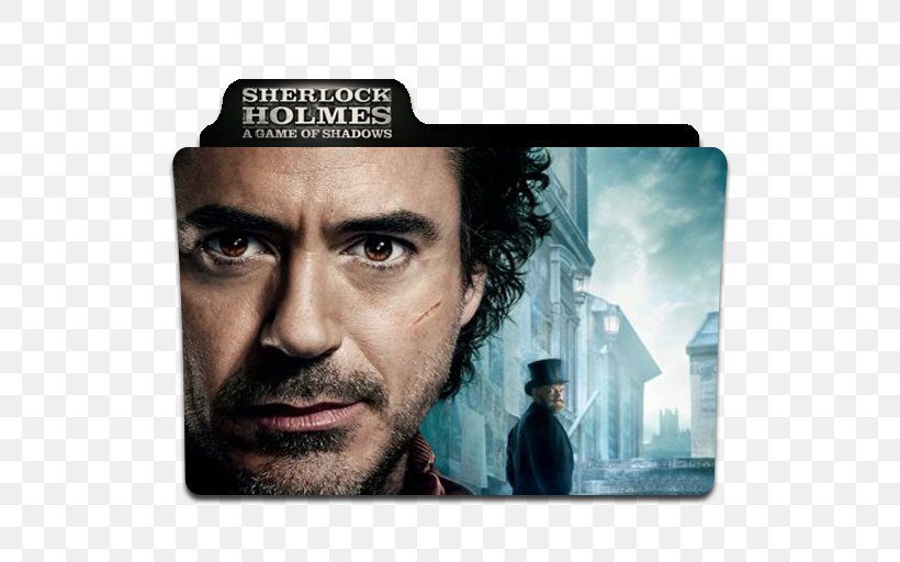 Robert Downey Jr. Sherlock Holmes: A Game Of Shadows Professor Moriarty Doctor Watson, PNG, 512x512px, Robert Downey Jr, Album Cover, Doctor Watson, Facial Hair, Film Download Free