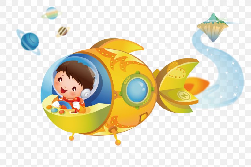 Clip Art, PNG, 1285x857px, Spacecraft, Cartoon, Child, Orange, Outer Space Download Free